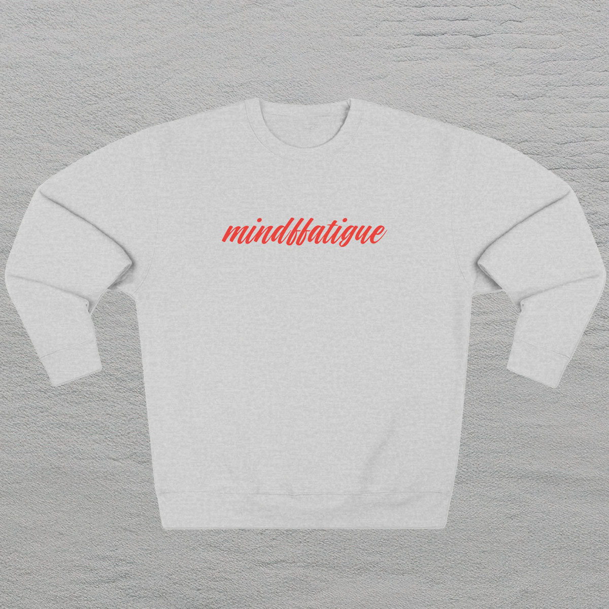 Red Script Streetwear Crewneck Sweatshirt