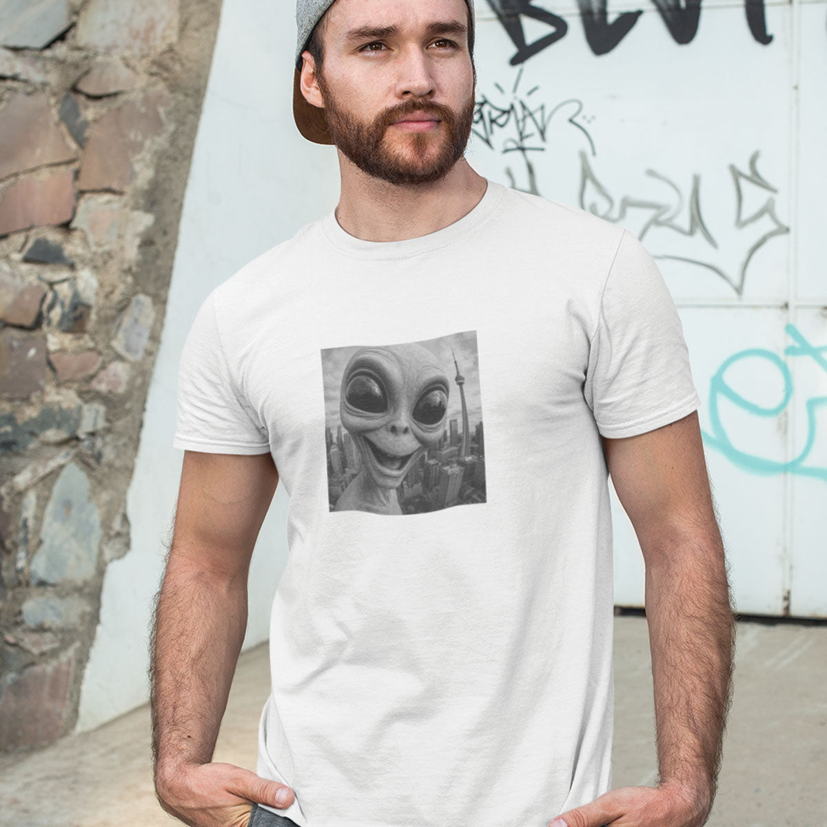 alien shirt, alien graphic tee, alien tee shirts, alien tee, funny alien shirts, alien shirt womens, alien shirt mens, unisex alien shirt, alien in Toronto tee