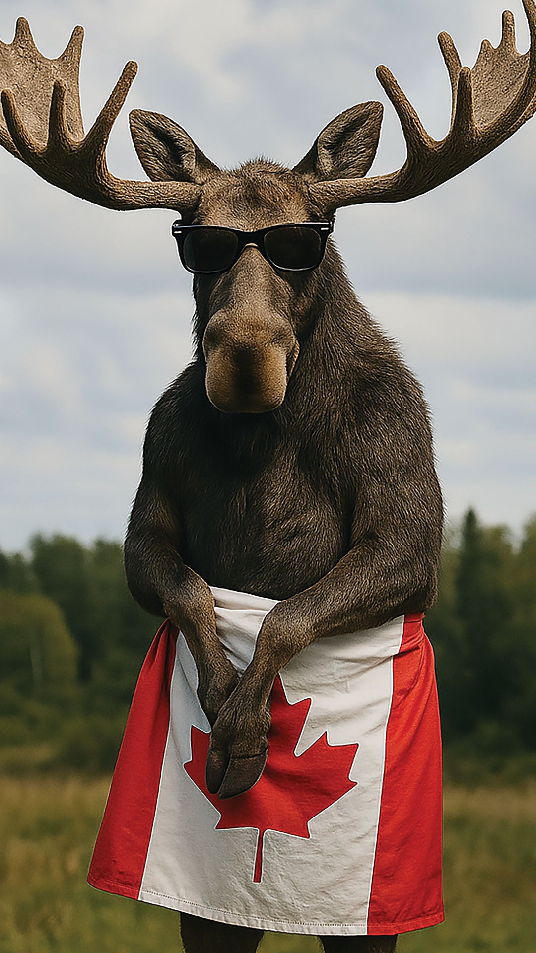 Canadian Flag iPhone Wallpaper